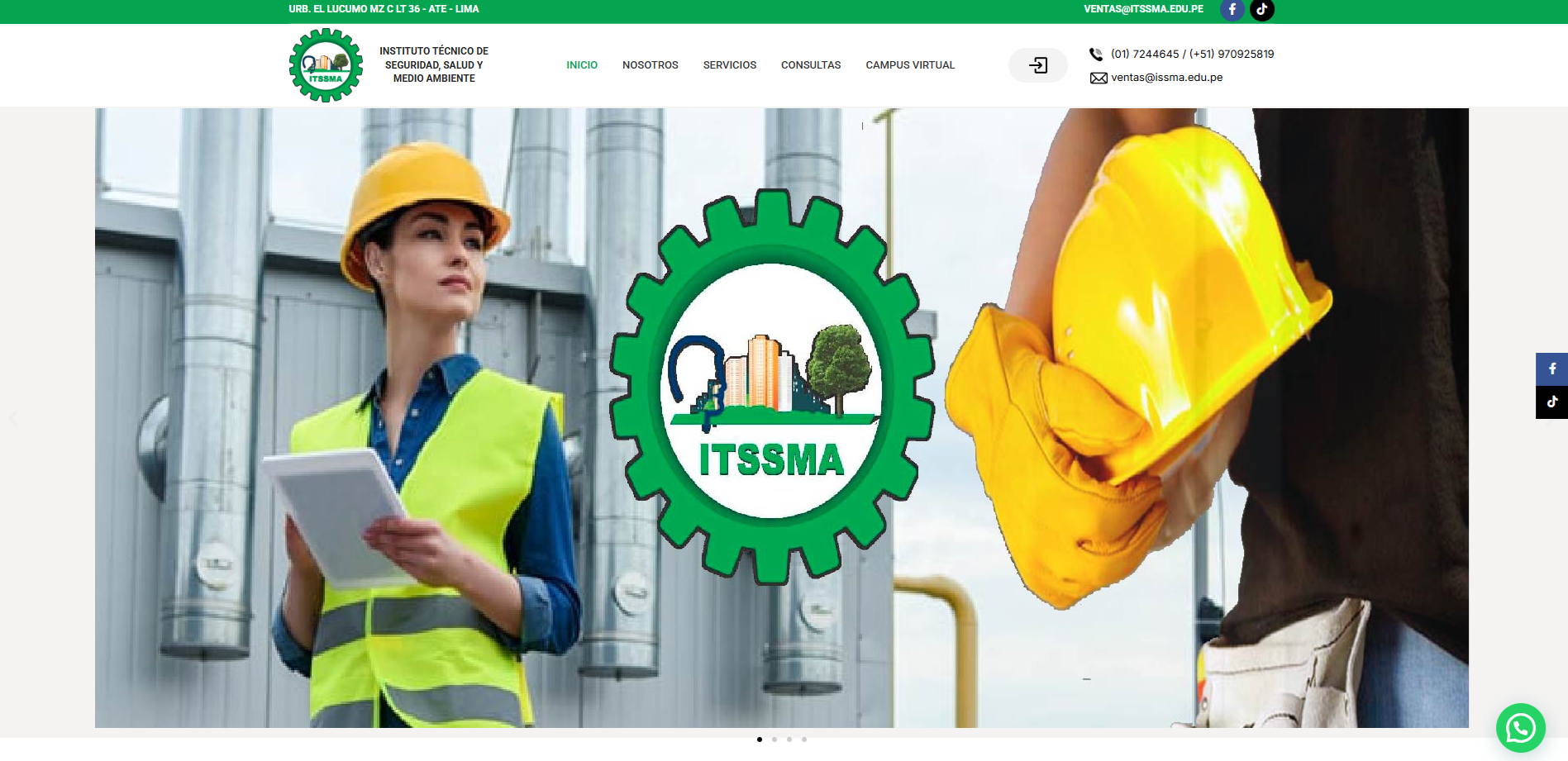 Web Instituto Técnico De Seguridad, Salud Y Medio Ambiente